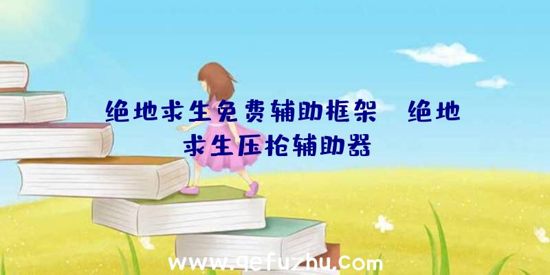 「绝地求生免费辅助框架」|绝地求生压枪辅助器